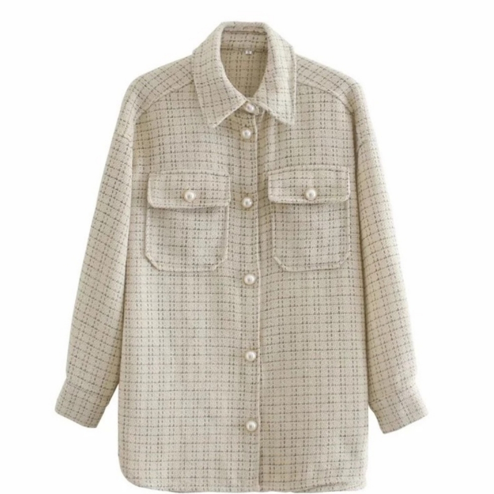 Tweed Designer Inspired Jacket Top - Picture 4 of 7